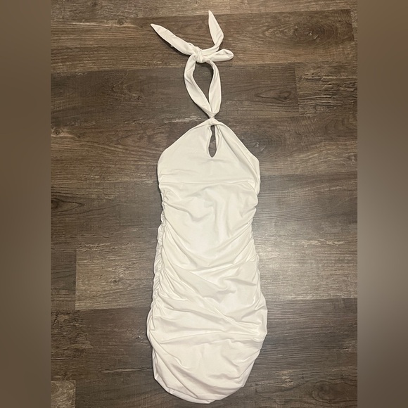 FINAL PRICE Princess Polly MASEN MINI DRESS WHITE - Picture 2 of 13